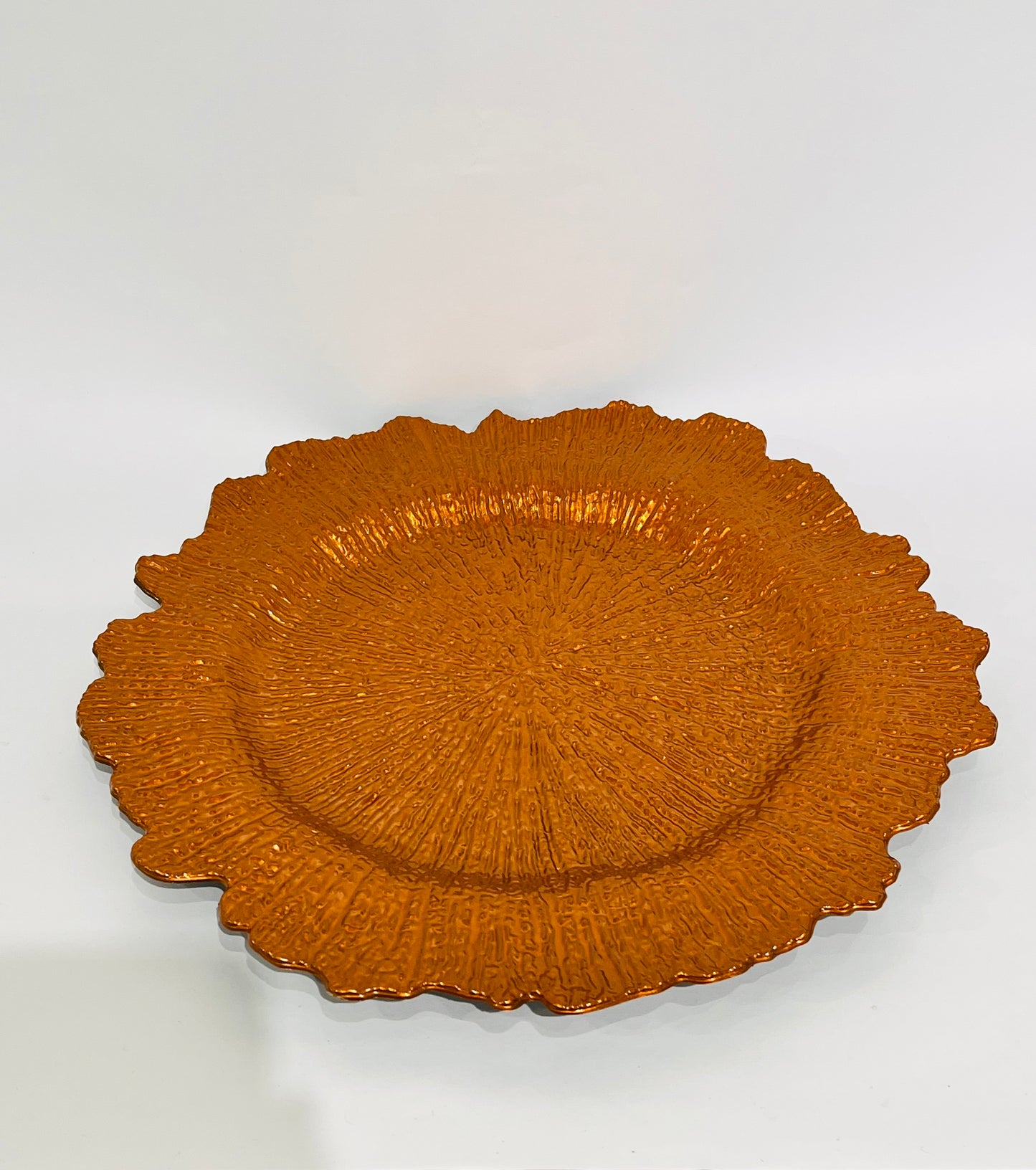PLATO DECORATIVO COBRE