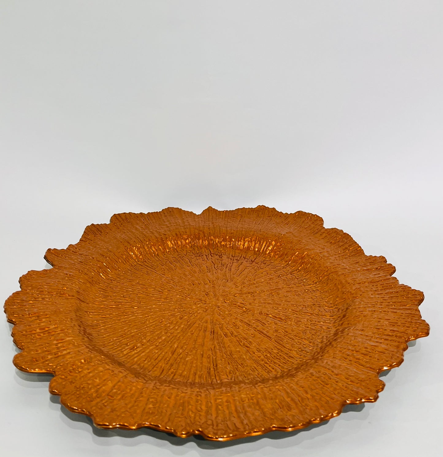PLATO DECORATIVO COBRE