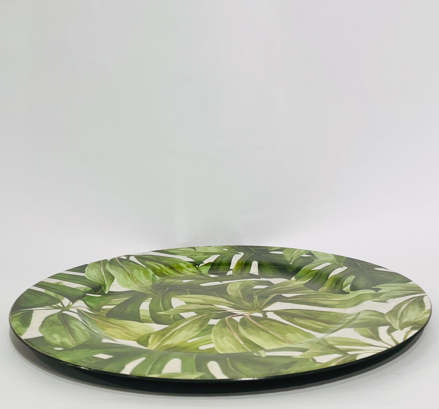 PLATO DECORATIVO HOJAS