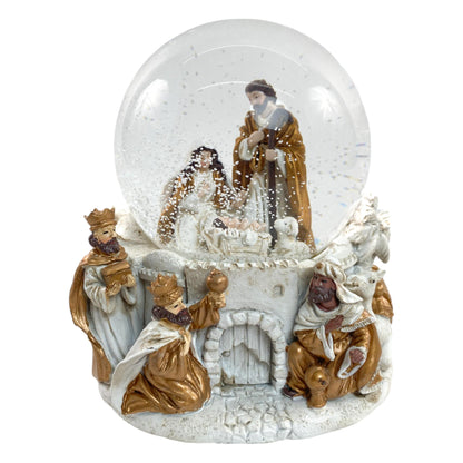 Bola de Nieve con Pesebre Navideño