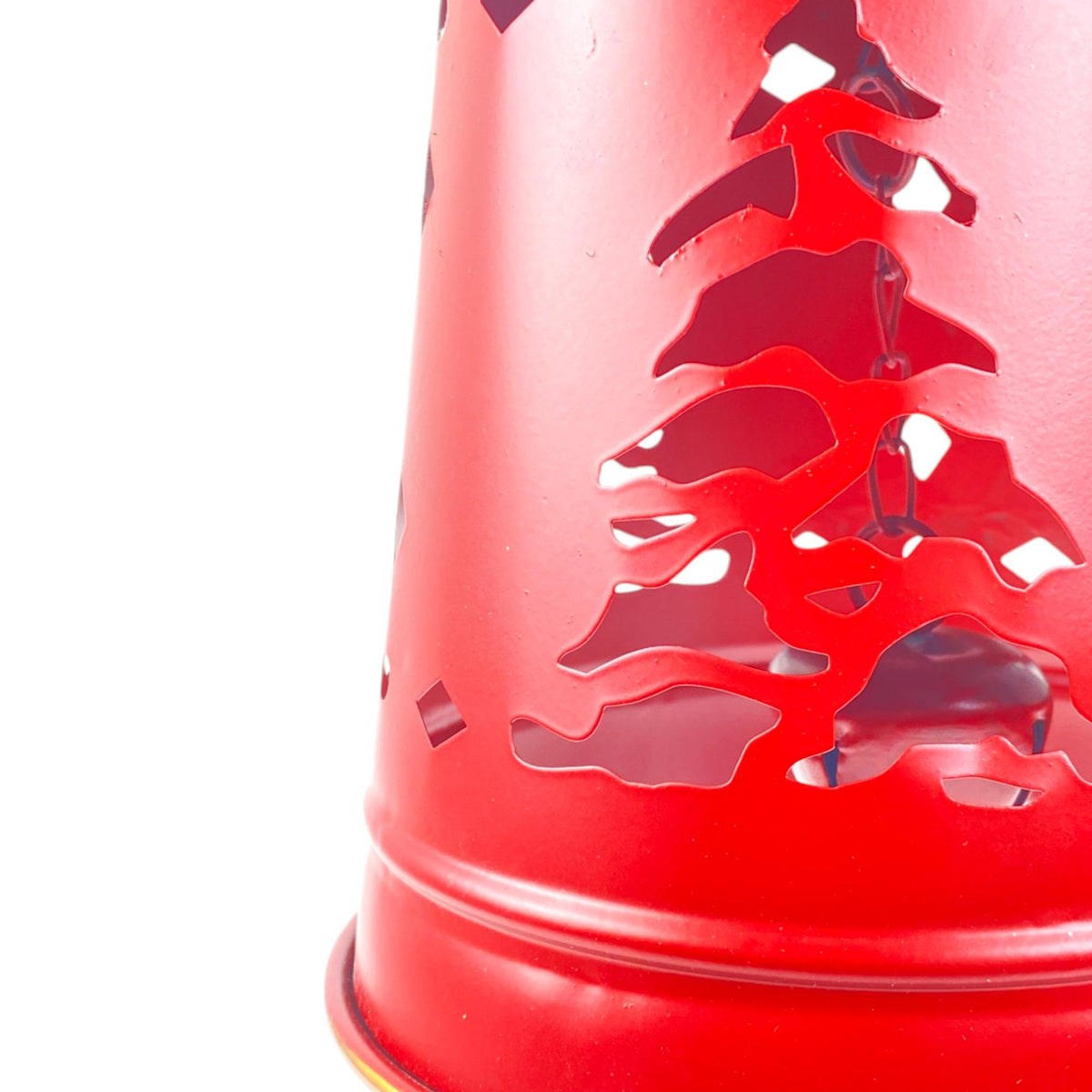 Set de Campanas Navideñas Colgantes de Metal con Calado de Pino
