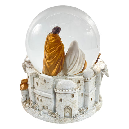 Bola de Nieve con Pesebre Navideño