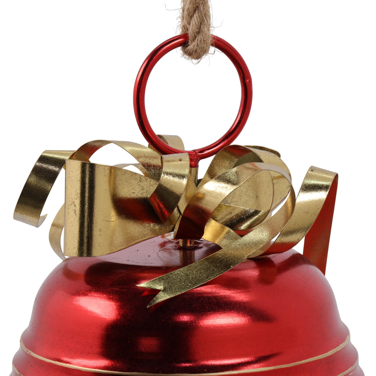 Campana Navideña roja