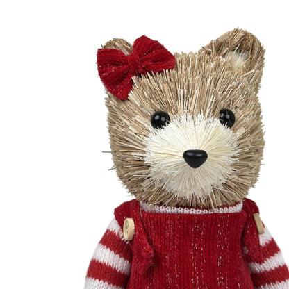Osa figura decorativa Coleccionable en fibra natural