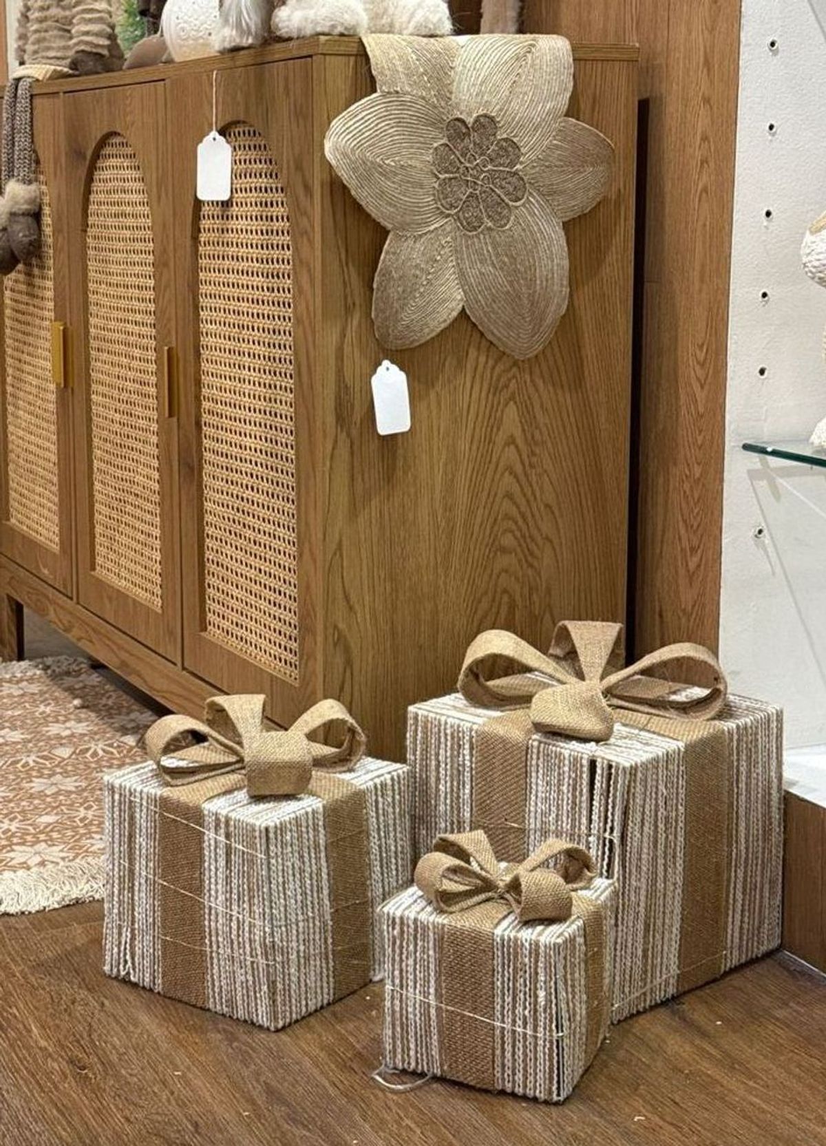 Set X 3 Cajas de Regalo Navideñas Iluminadas