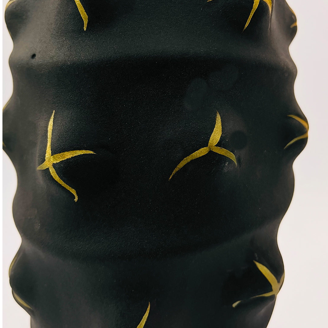 JARRÓN DECORATIVO NEGRO