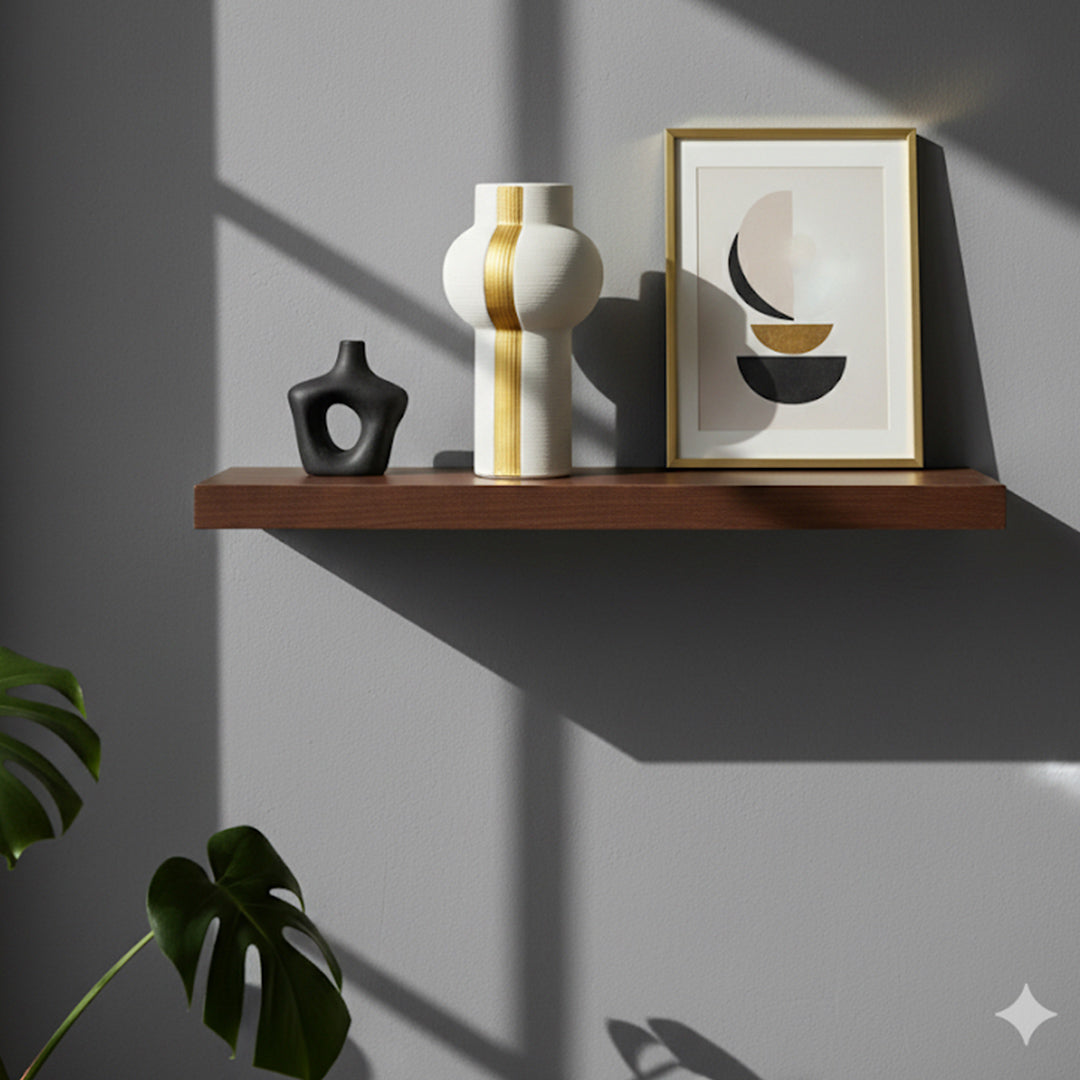 FLORERO MINIMALISTA CON ACABADO DORADO