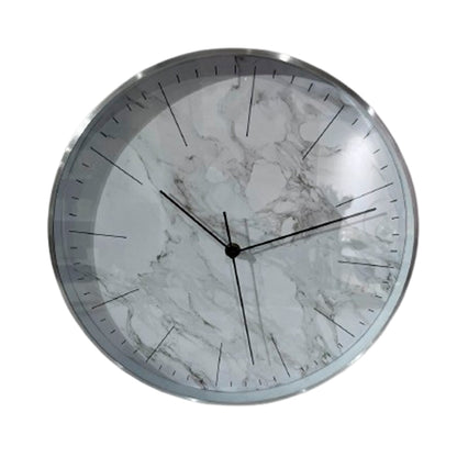 RELOJ DE PARED COLOR PLATEADO