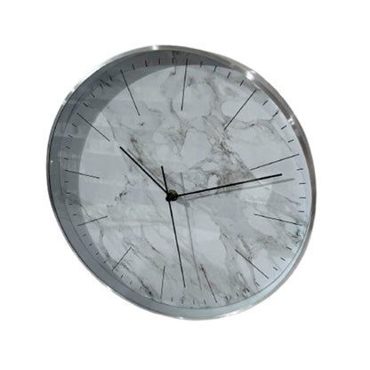 RELOJ DE PARED COLOR PLATEADO