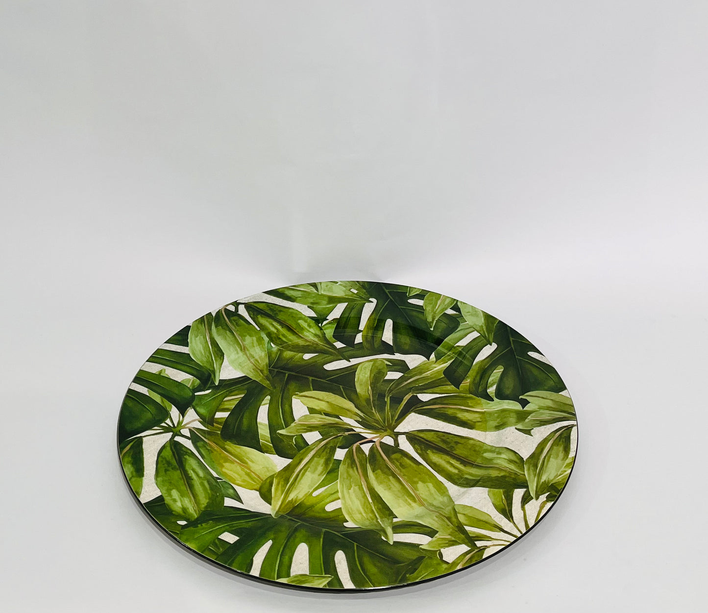 PLATO DECORATIVO HOJAS