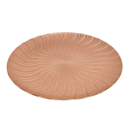 PLATO DECORATIVO ORO ROSA