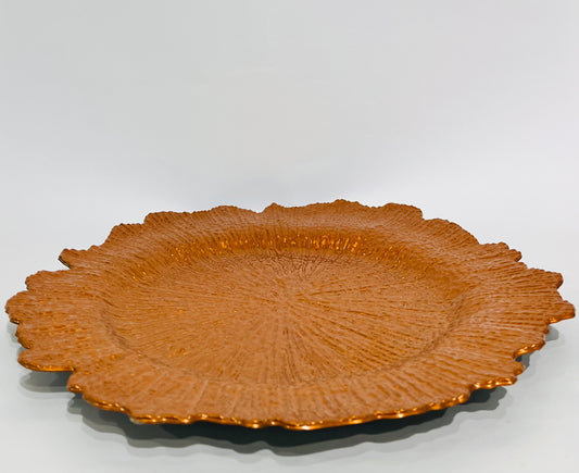 PLATO DECORATIVO COBRE
