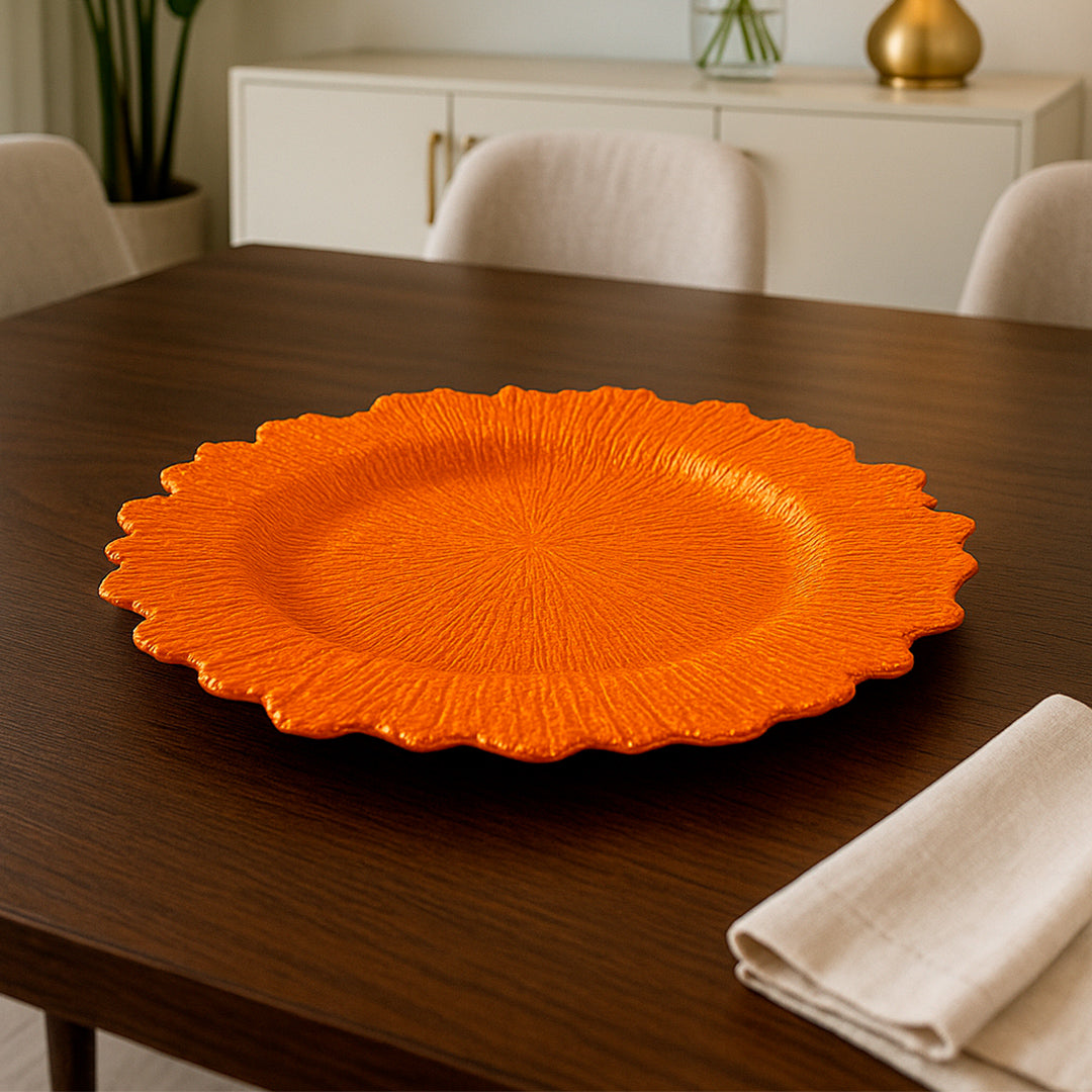 PLATO DECORATIVO COBRE