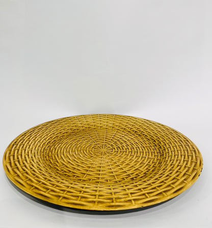 PLATO DECORATIVO DORADO