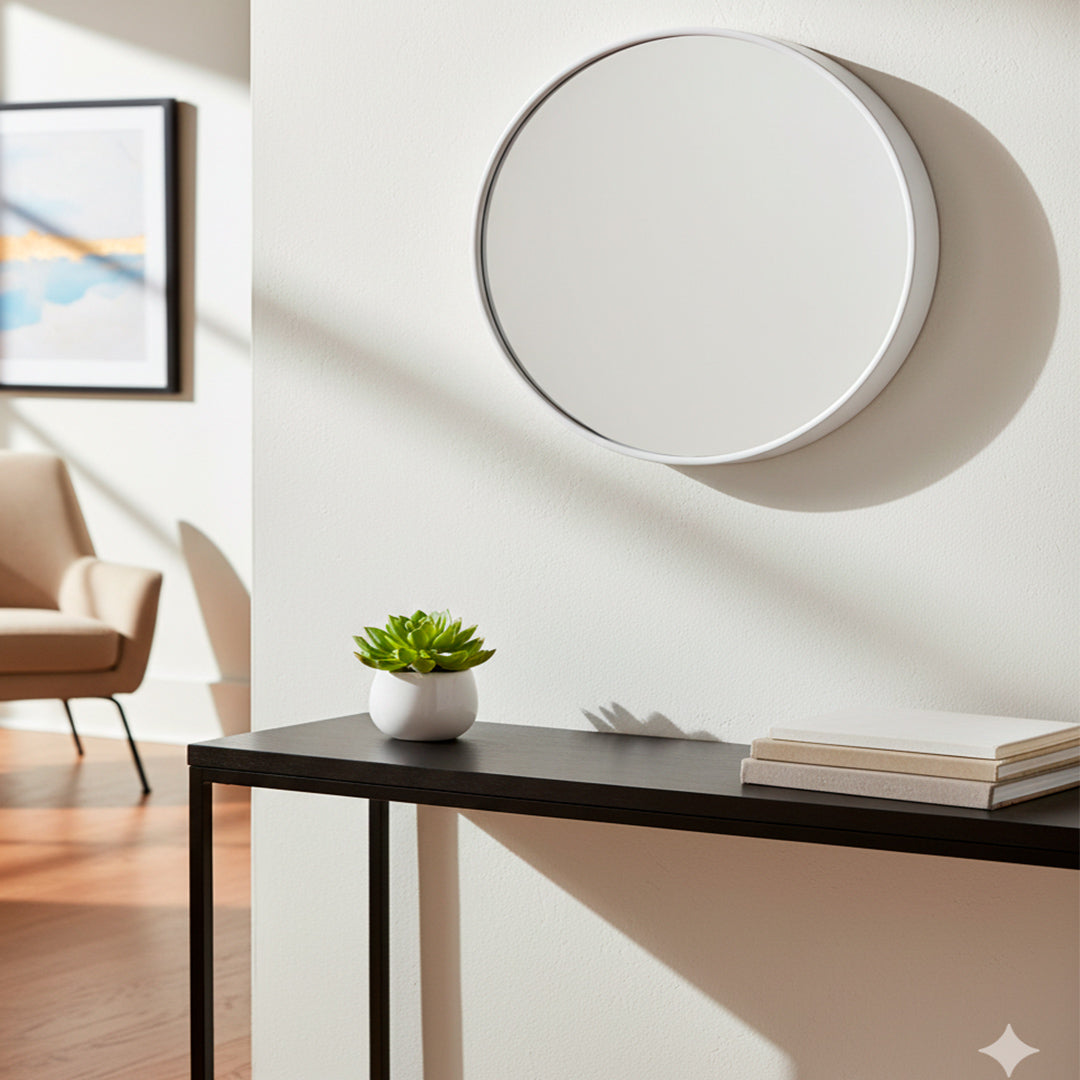 ESPEJO DECORATIVO BLANCO