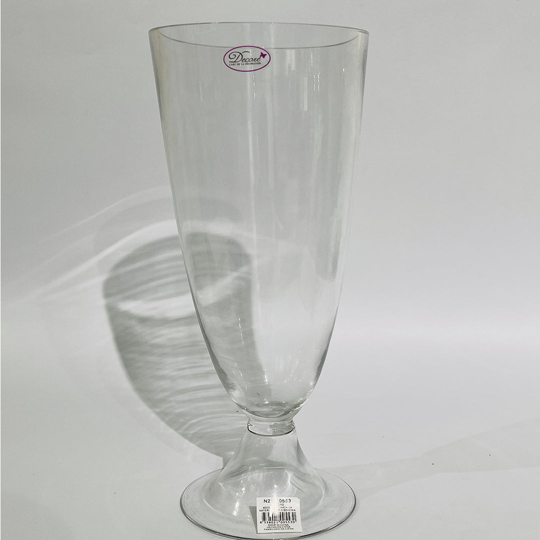 FLORERO DECORATIVO TRANSPARENTE