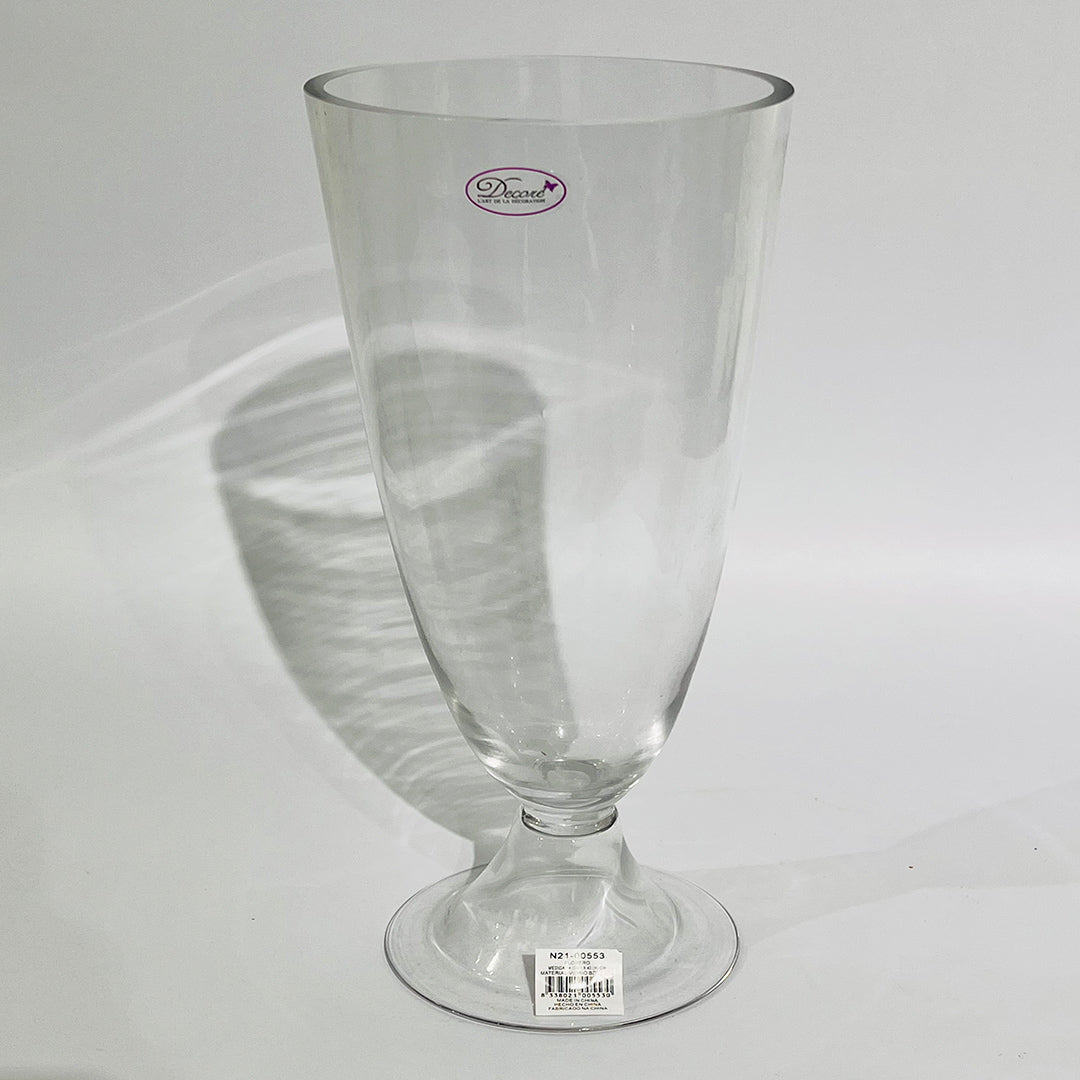 FLORERO DECORATIVO TRANSPARENTE