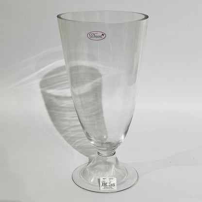 FLORERO DECORATIVO TRANSPARENTE