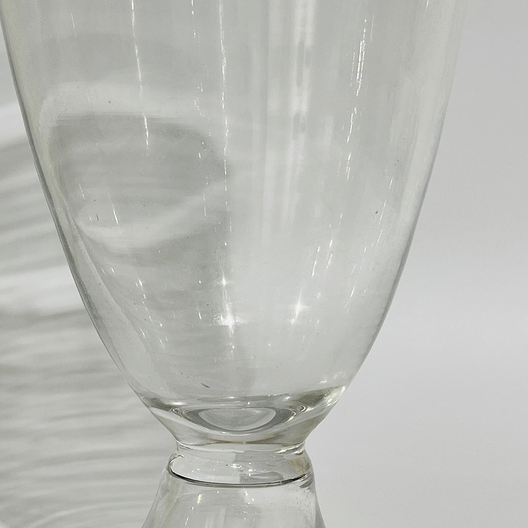 FLORERO DECORATIVO TRANSPARENTE