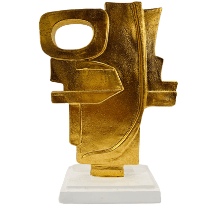 FIGURA ABSTRACTA EN DORADO