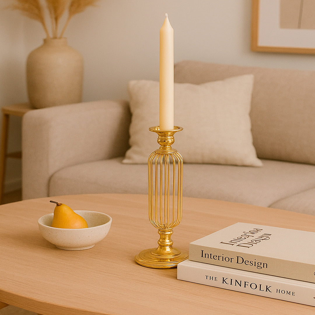 CANDELABRO DECORATIVO DORADO